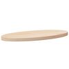 vidaXL bordplade 60x30x2,5 cm oval massivt fyrretr&aelig;