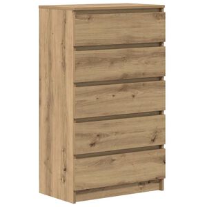 vidaXL kommode 60x36x103 cm konstrueret tr&aelig; kunsteg