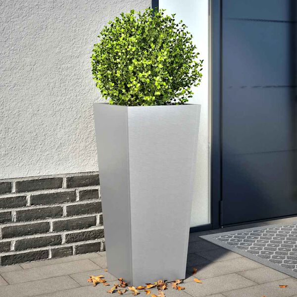 vidaXL plantekrukker 2 stk. 35x35x75 cm galvaniseret st&aring;l