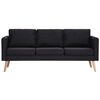 vidaXL 3-personers sofa i stof sort
