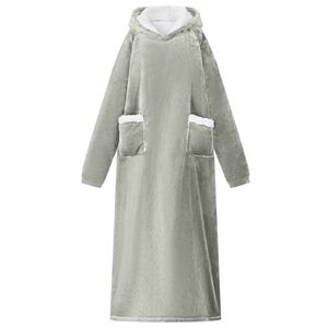 vidaXL T&aelig;ppe-hoodie Gr&aring; M Fleece og Flannel
