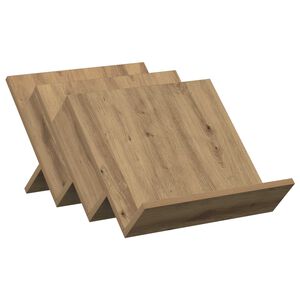 vidaXL Magasin Rack Artisan Egetr&aelig; 53 x 40 x 28,5 cm Konstrueret tr&aelig;