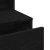 vidaXL Dressingbord Sort eg 80 x 41 x 144,5 cm Konstrueret tr&aelig;