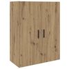 vidaXL Highboard Artisan Egetræ 69,5 x 34 x 180 cm Konstrueret træ
