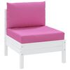 vidaXL pallehynder 2 stk. oxfordstof pink