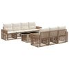vidaXL Havesofa S&aelig;t 8 stk. Beige og cremehvid polyrattan