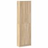vidaXL Garderobeskab Sonoma eg 55 x 25 x 189 cm Konstrueret tr&aelig;