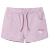 vidaXL Shorts til b&oslash;rn str. 116 med snor lilla