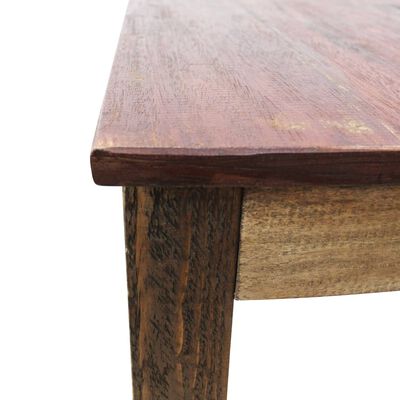 vidaXL spisebord i massivt genanvendt træ 82 x 80 x 76 cm