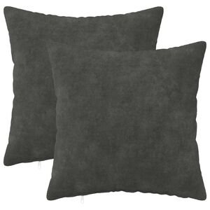 vidaXL Pudebetr&aelig;k 2 pcs HEERLEN Antracit 30 x 30 cm Mikrofiber Fleece