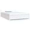 vidaXL sengeramme med skuffer 120x190 cm Small Double hvid