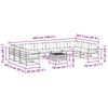 vidaXL Udend&oslash;rs sofagruppe med pude 11 pcs Naturlig og Fl&oslash;de