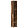 vidaXL Highboard Gammelt tr&aelig; 30 x 41 x 185 cm Konstrueret tr&aelig;