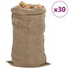 vidaXL jutes&aelig;kke 30 stk. 65x135 cm 100 % jute 340 g/m2