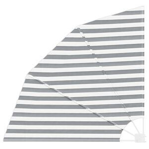 vidaXL Balkon Afsk&aelig;rmning 140 x 140 cm Polyester Anthracit og hvid