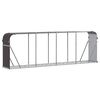 vidaXL br&aelig;ndestativ 300x45x100 cm galvaniseret st&aring;l brun