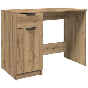 vidaXL skrivebord 100x50x75 cm konstrueret tr&aelig; kunsteg