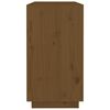 vidaXL skænk 100x40x75 cm massivt fyrretræ gyldenbrun