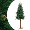 vidaXL smalt juletr&aelig; med &aelig;gte tr&aelig; og grankogler 150 cm PVC gr&oslash;n