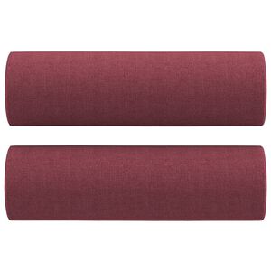 vidaXL pyntepuder 2 stk. &Oslash;15x50 cm stof vinr&oslash;d