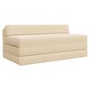 vidaXL Samlebar Sofa Seng Cremefarvet 120 x 60 x 49 cm Stof