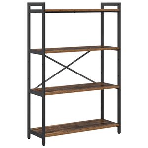 vidaXL Bogreol 80 x 30 x 120 cm Konstrueret tr&aelig; Gammelt tr&aelig;