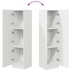 vidaXL Highboard Hvid 31,5 x 32 x 122,5 cm