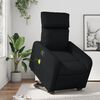 vidaXL løftestol med massagefunktion kunstlæder sort