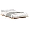 vidaXL Sengestel Brun 135 x 190 cm Massiv fyrretr&aelig;