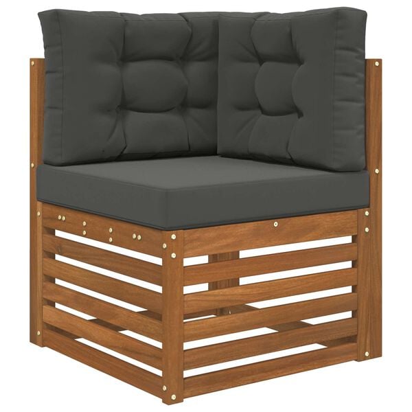 vidaXL Udend&oslash;rs Sofa Pude 3 pcs Antracit Polyester