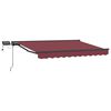 vidaXL Manuel markise-ramme med LED-lys 3,5 x 2 m