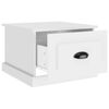 vidaXL sofabord 50x50x35 cm konstrueret træ hvid