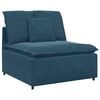 vidaXL modulopbygget sofacentermodul med hynder 100 cm bl&aring;