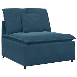 vidaXL modulopbygget sofacentermodul med hynder 100 cm bl&aring;
