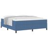 vidaXL Box spring seng Bl&aring; 180 x 200 cm Velourstof