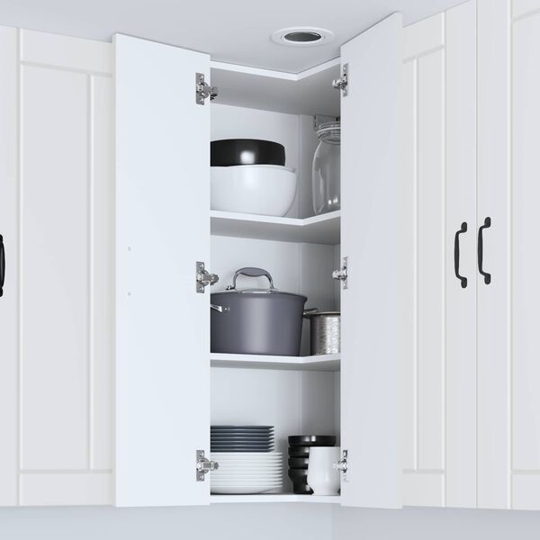 vidaXL K&oslash;kkenskab Lucca Hvid 57 x 57 x 100 cm Konstrueret tr&aelig;