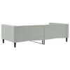 vidaXL daybed 100x200 cm velour lysegr&aring;