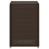 vidaXL gasflaskeskjuler 40x40x60 cm polyrattan brun