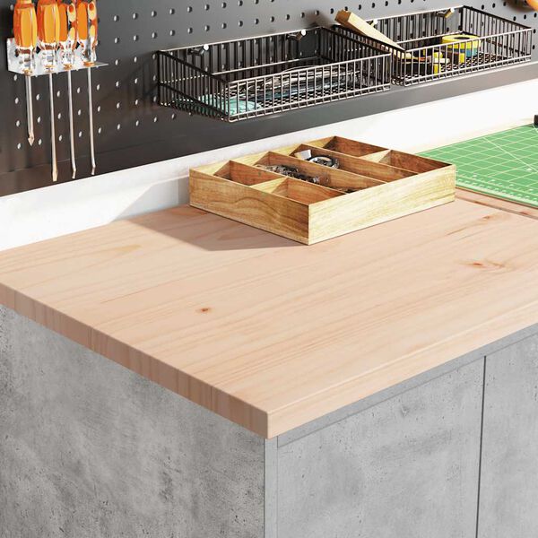 vidaXL Garageopbevaringsskab Beton Grå 60x51x85cm Massivt træ Fyrretræ