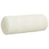 vidaXL Bolsterpuder 2 pcs Creme Ø 25 x 70 cm Velourstof