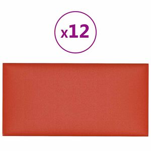 vidaXL V&aelig;ghovedg&aelig;rde 12 stk. 30 x 15 cm Cappuccino Stof
