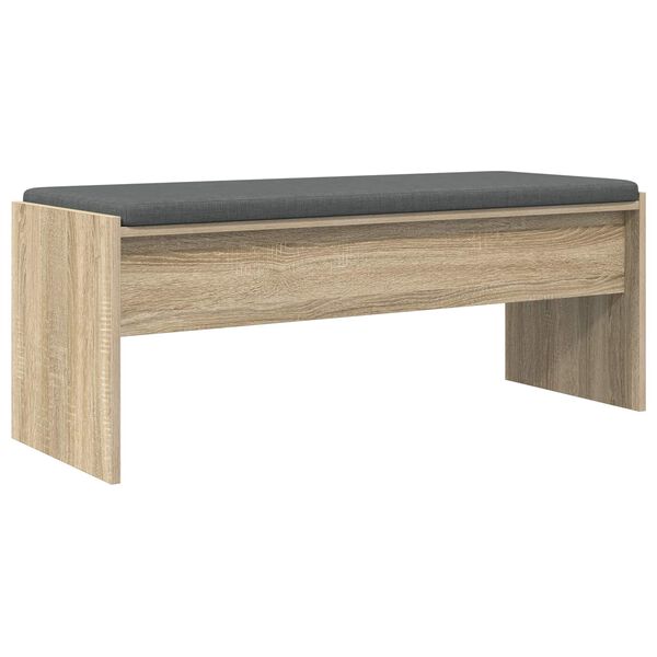 vidaXL Hallb&aelig;nk med pude Sonoma eg 103 x 38 x 40 cm