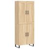 vidaXL h&oslash;jskab 69,5x34x180 cm konstrueret tr&aelig; sonoma-eg
