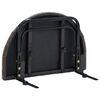 vidaXL altanbord 60x60x40 cm polyrattan brun