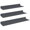 vidaXL Sv&aelig;vende hylde V&aelig;gmonteret 3 stk. Antracit 40 x 9 x 2,5 cm St&aring;l