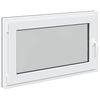 vidaXL K&aelig;ldervindue RISOR 100 x 50 cm PVC og glas Antracit