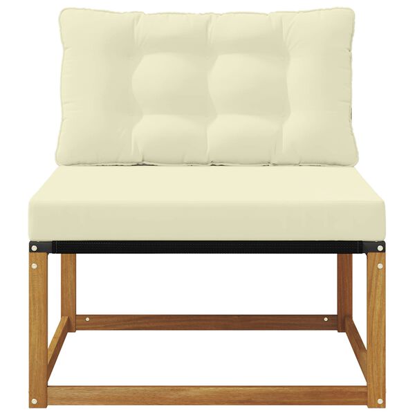 vidaXL Udend&oslash;rs Mellem Sofa Massivt Akacietr&aelig; Naturfarvet