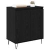 vidaXL Sideboard Sort eg 60 x 35 x 70 cm Konstrueret tr&aelig;