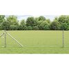 vidaXL Hegnsp&aelig;l S&oslash;lv 50 x 0,6 m (50 mm net) St&aring;l
