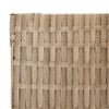 vidaXL rumdeler 6 paneler polyrattan beige